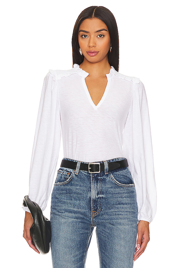 Dolly Smocked Shoulder Tee Nation LTD
