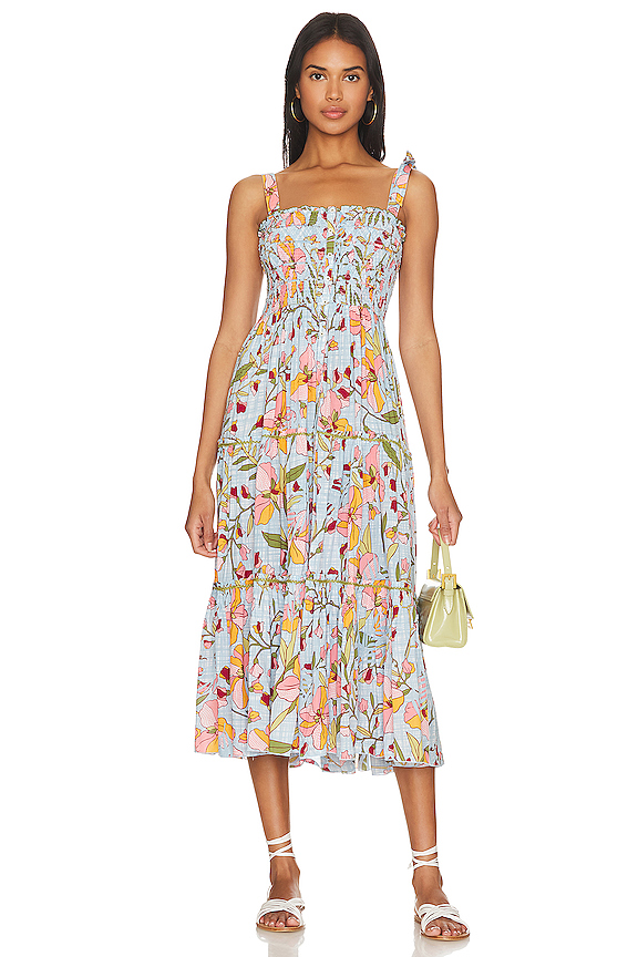 Triny Midi Dress Poupette St Barth