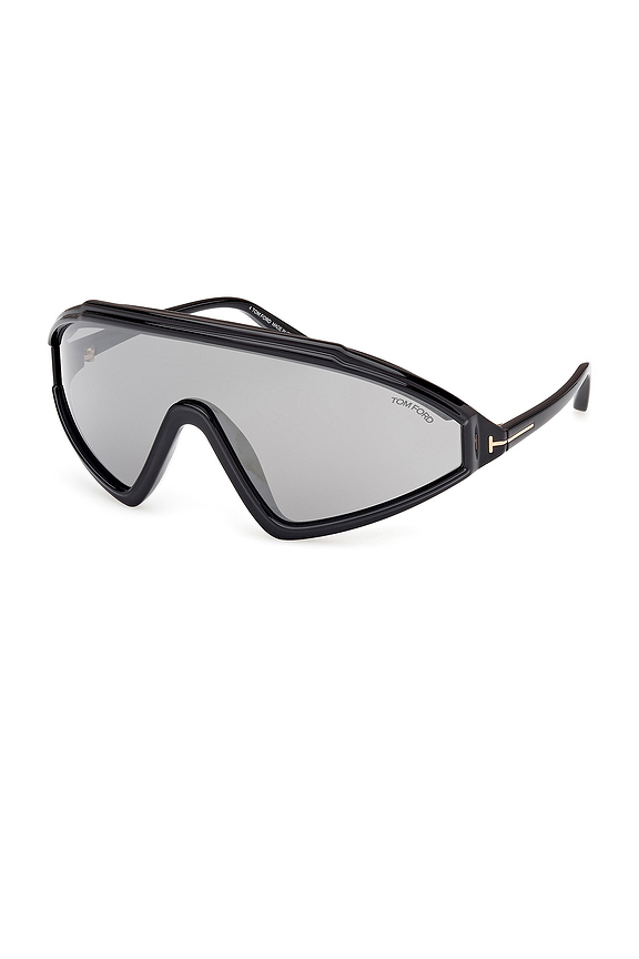 view 2 of 3 GAFAS DE SOL LORNA in Shiny Black & Smoke