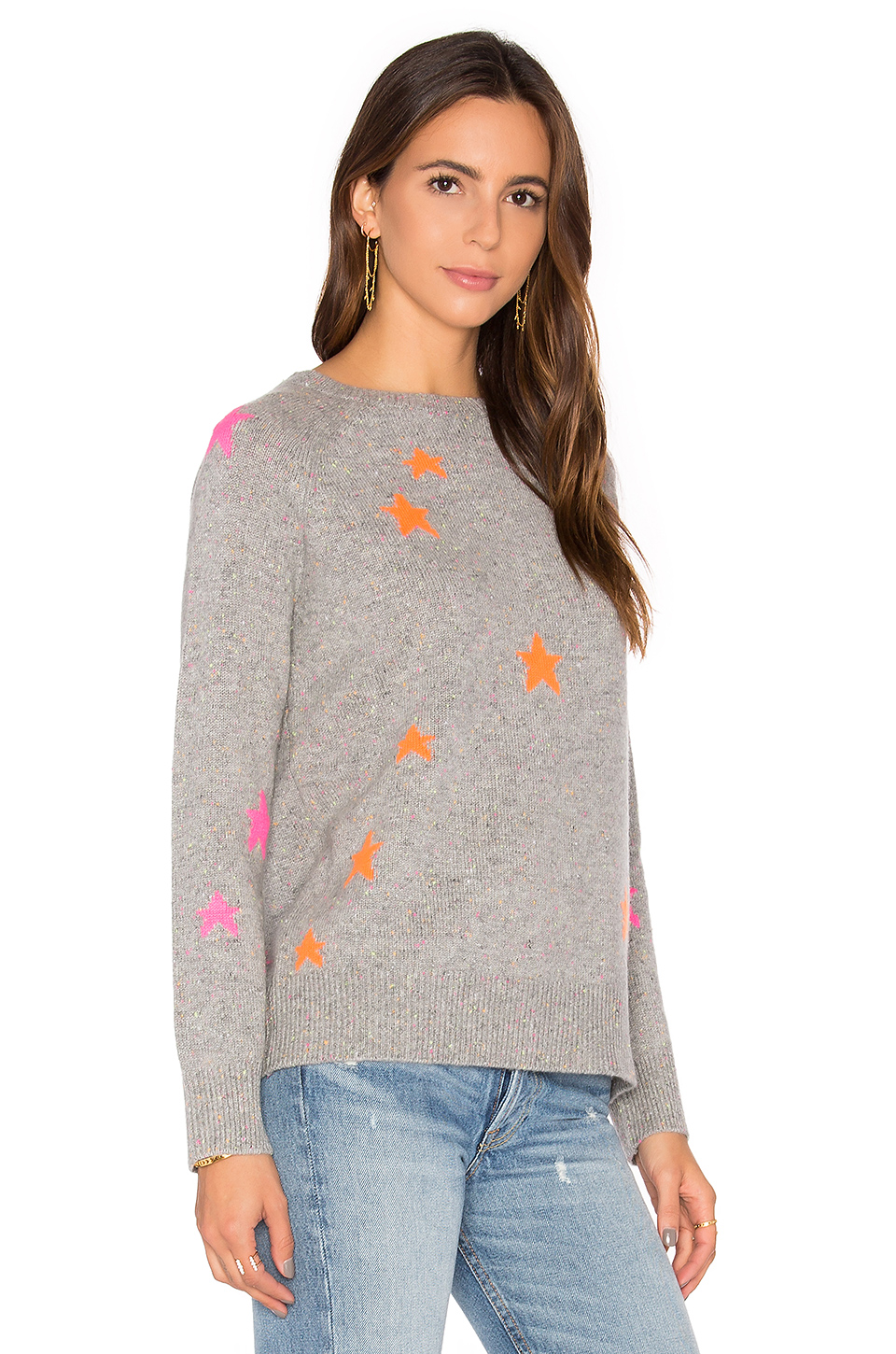 image 2 of ceres cashmere star sweater in festival star
