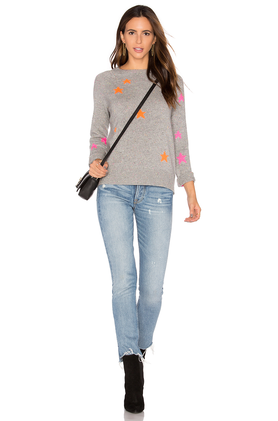image 4 of ceres cashmere star sweater in festival star