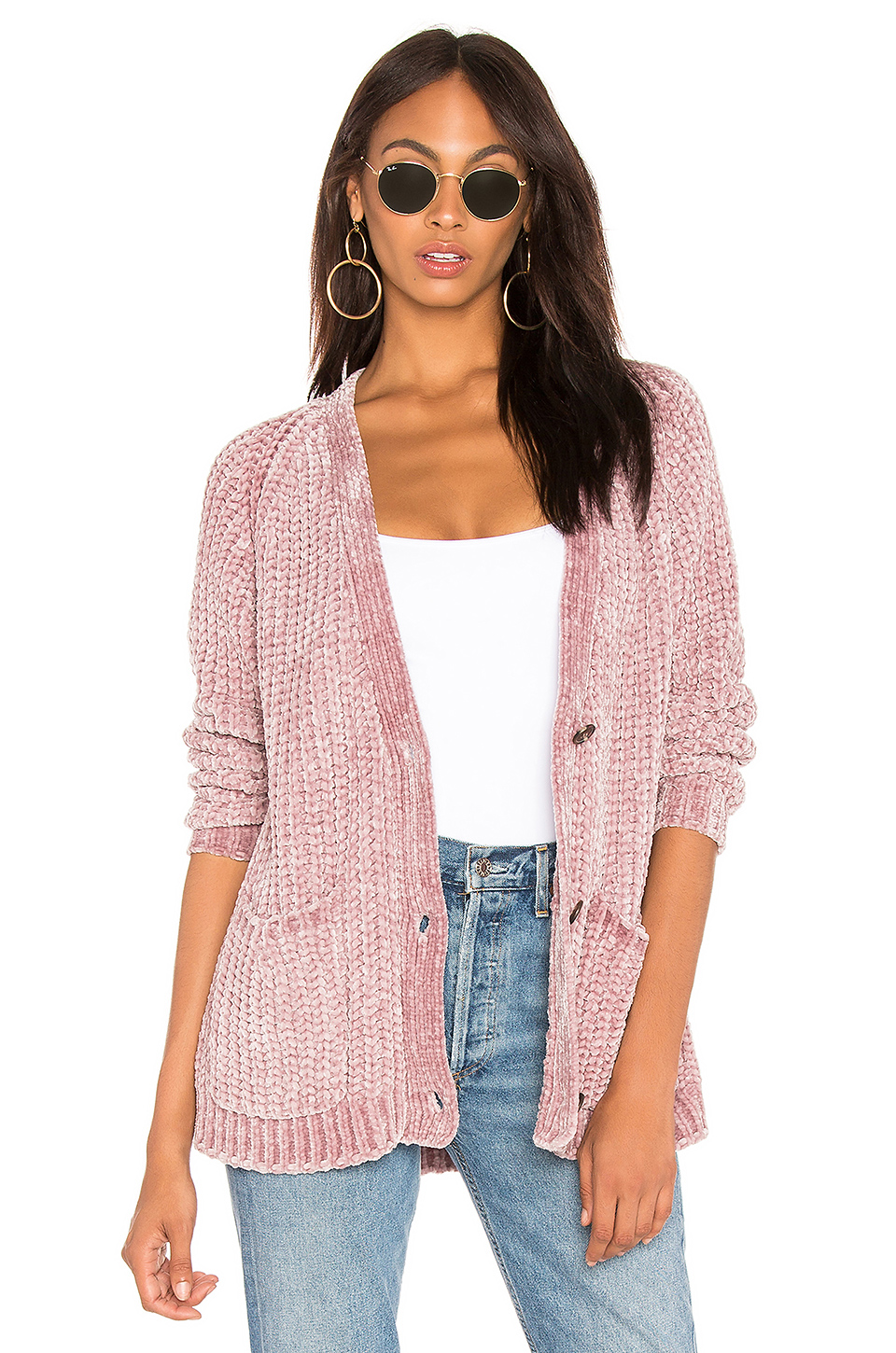 525 开衫 – silver mauve | revolve