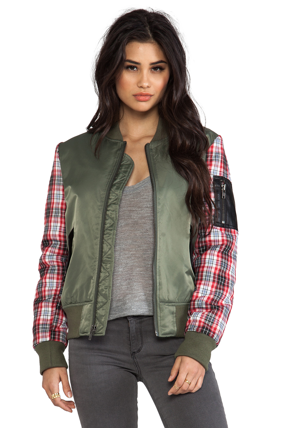 april, may indie 夹克 – khaki