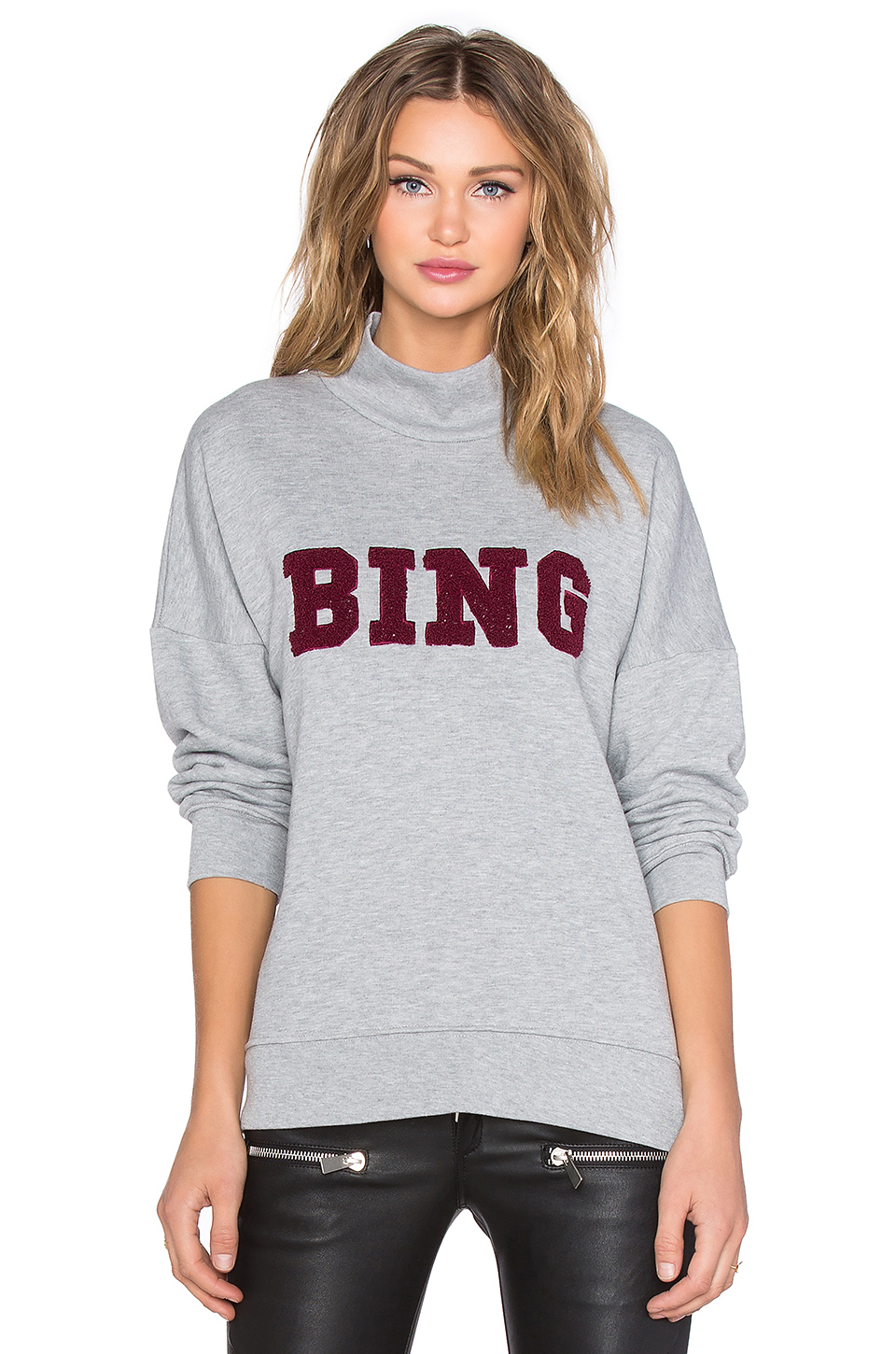 anine bing bing 宽松毛衣 – grey | revolve