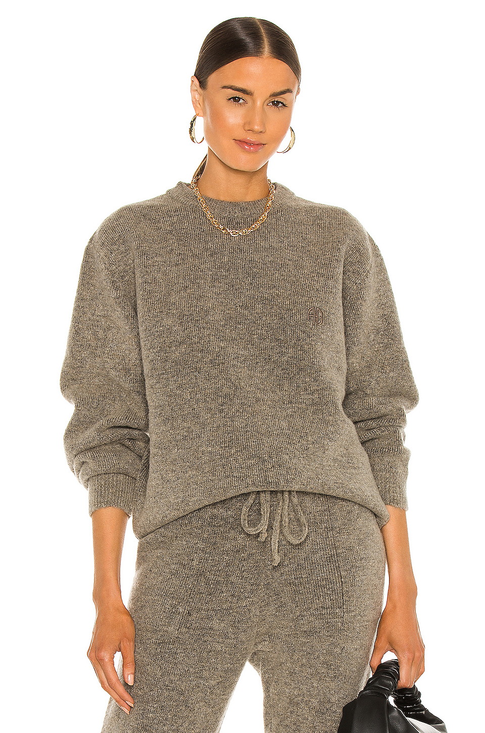 anine bing ramona 毛衣 – 榛子色 | revolve