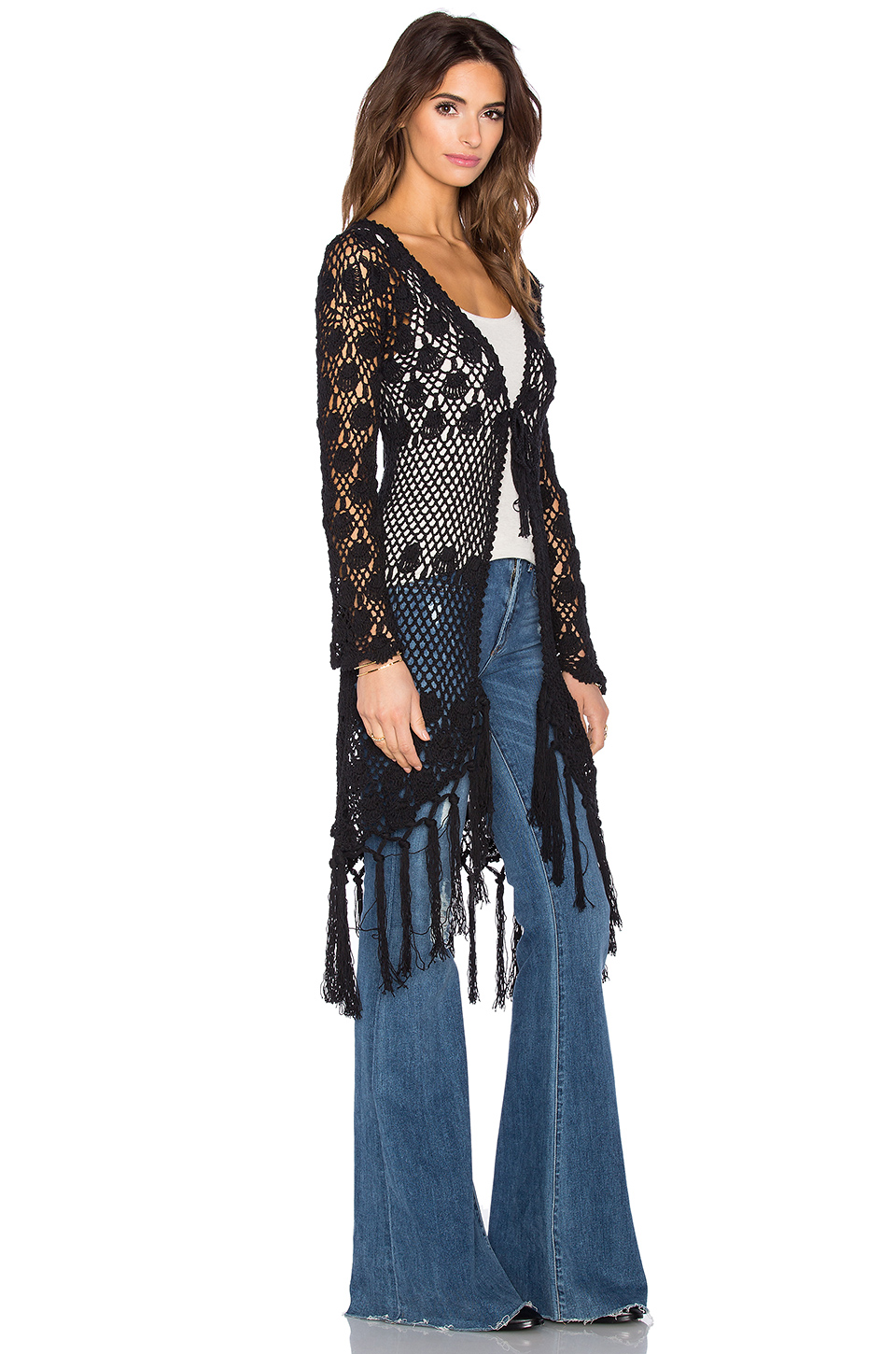 crochet tassel 开衫