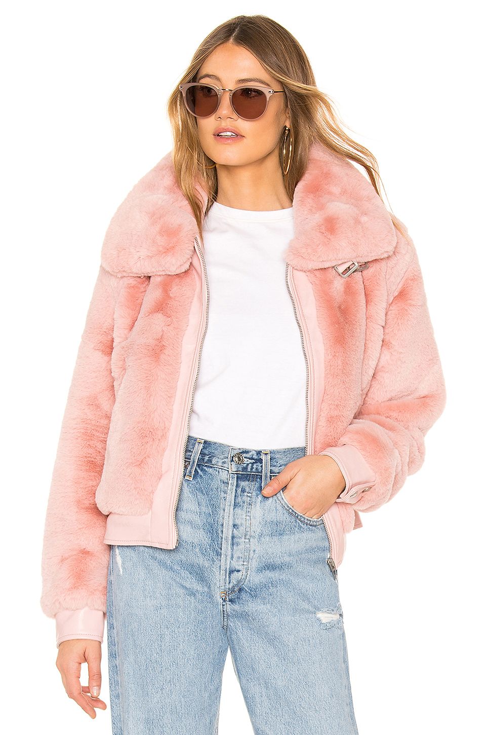 faux fur 夹克