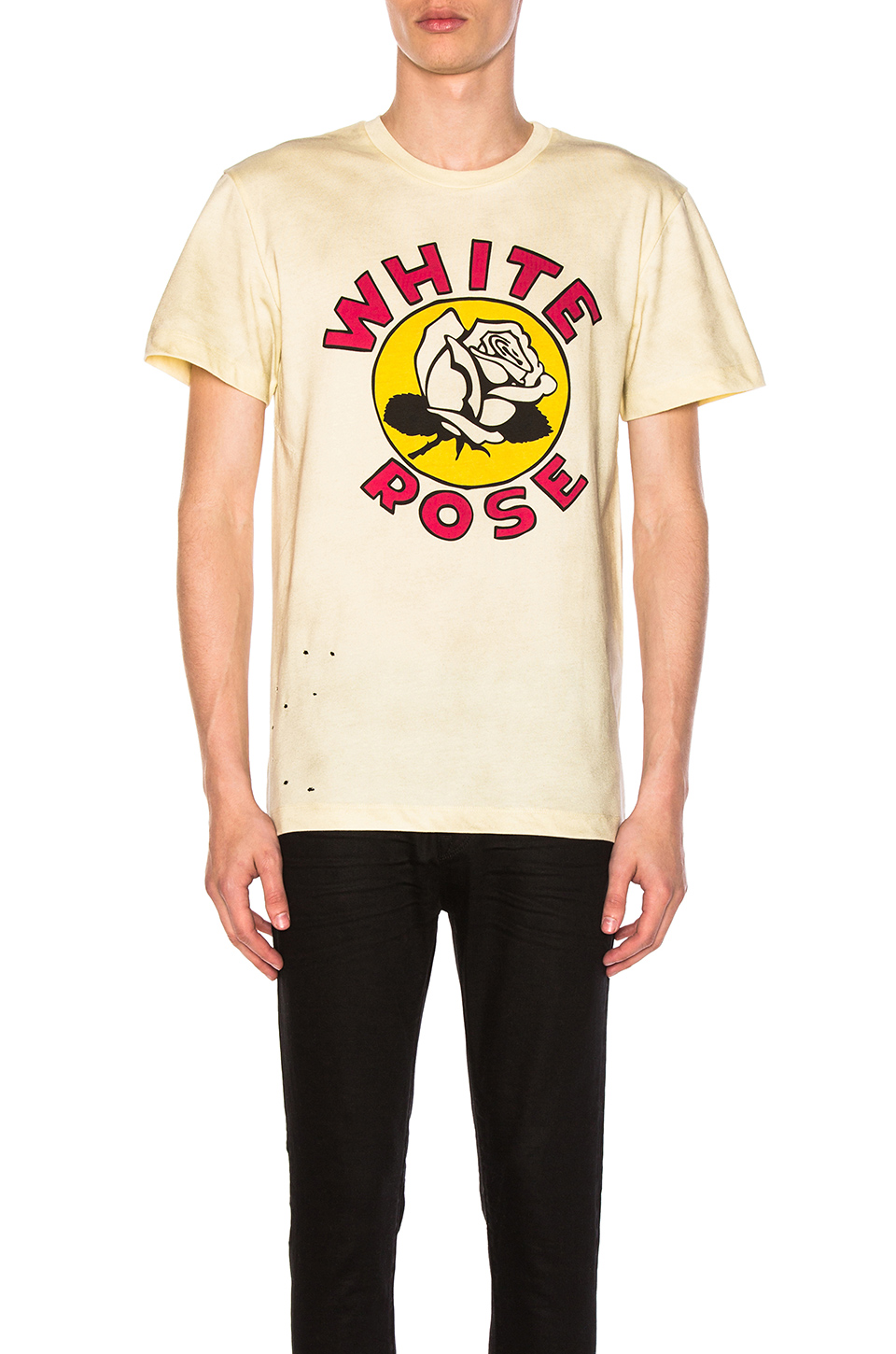 x zoe vance 白玫瑰t恤