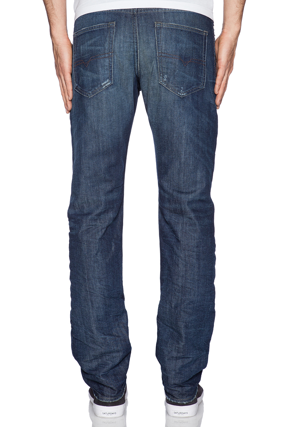 buster 修身牛仔裤