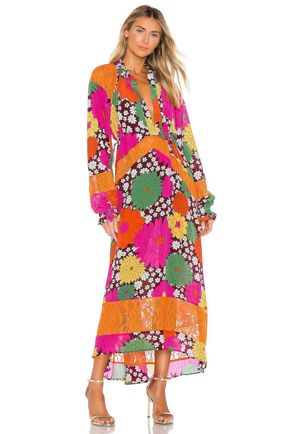 dodo bar or renne 花朵图案裙子