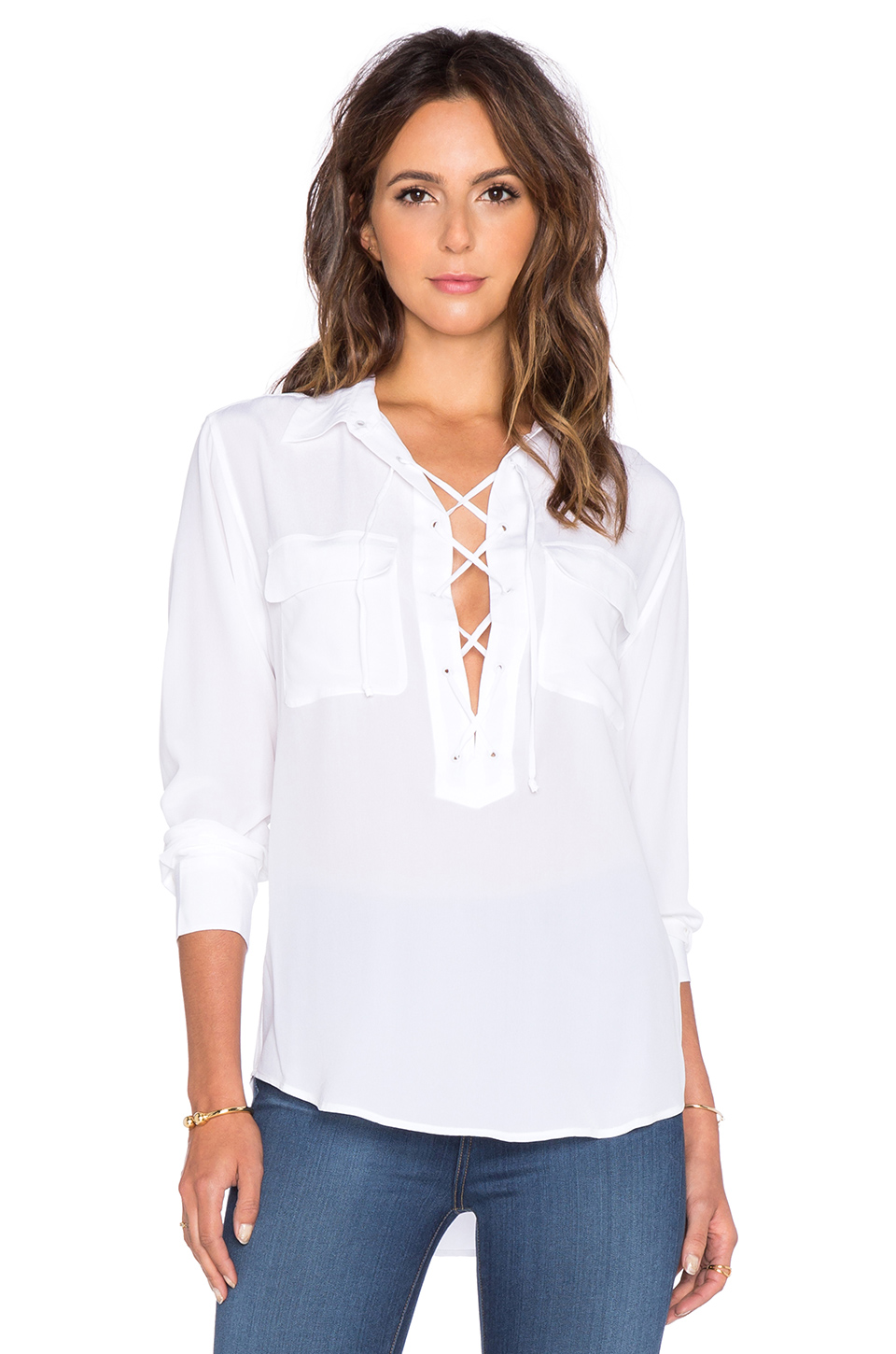 equipment knox 衬衫 – white | revolve