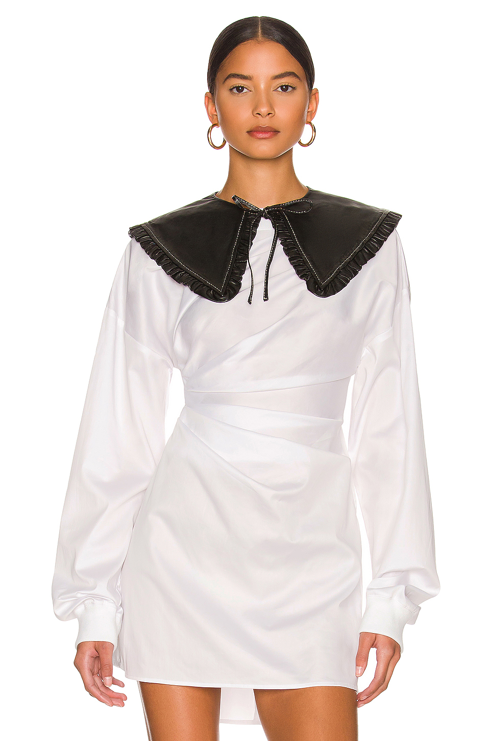 ganni 衣领 – 黑色 | revolve