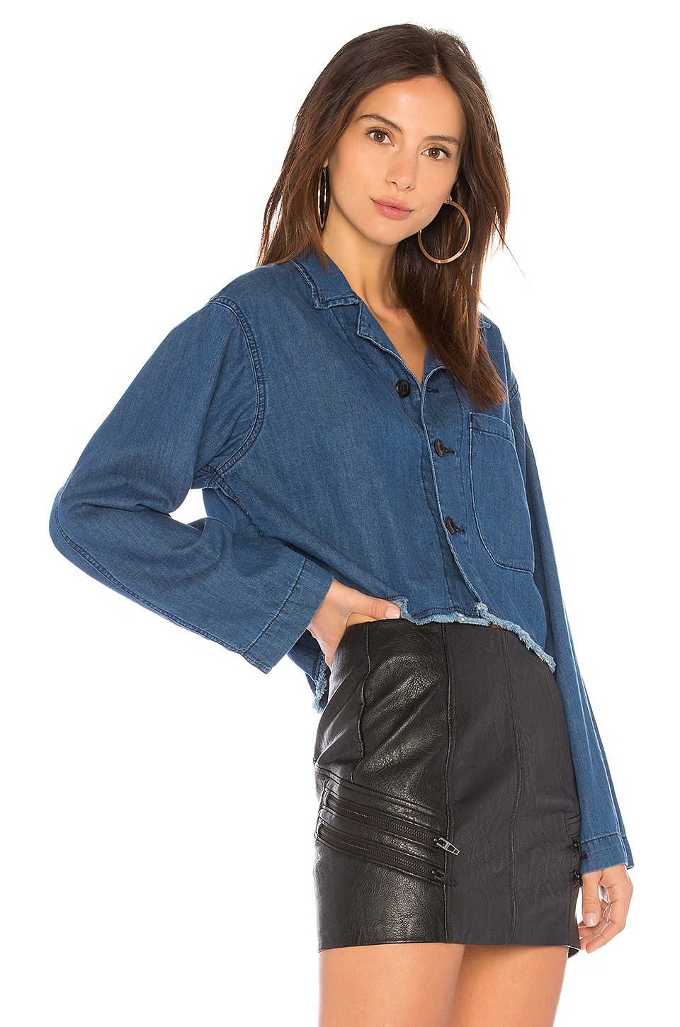 the great 军装夹克 – vibrant blue wash | revolve