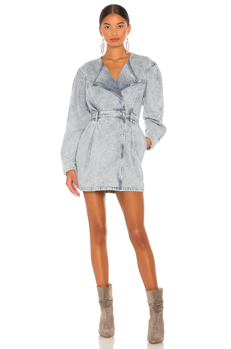 iro dougga 裙子 – blue grey | revolve