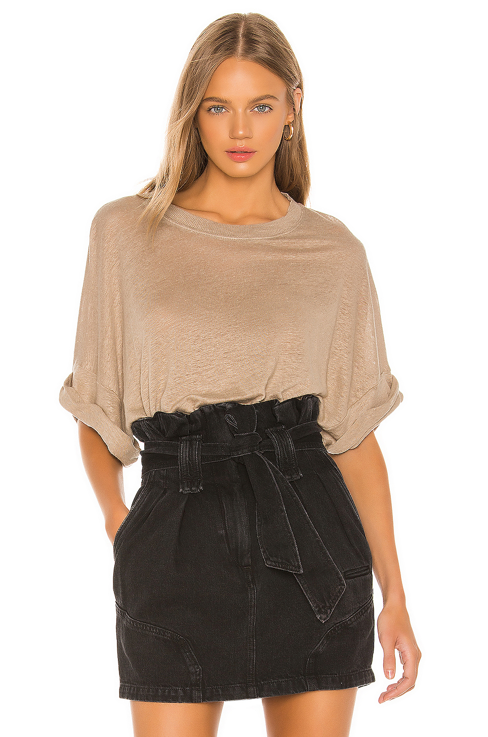 iro hilco t恤 – dark beige | revolve