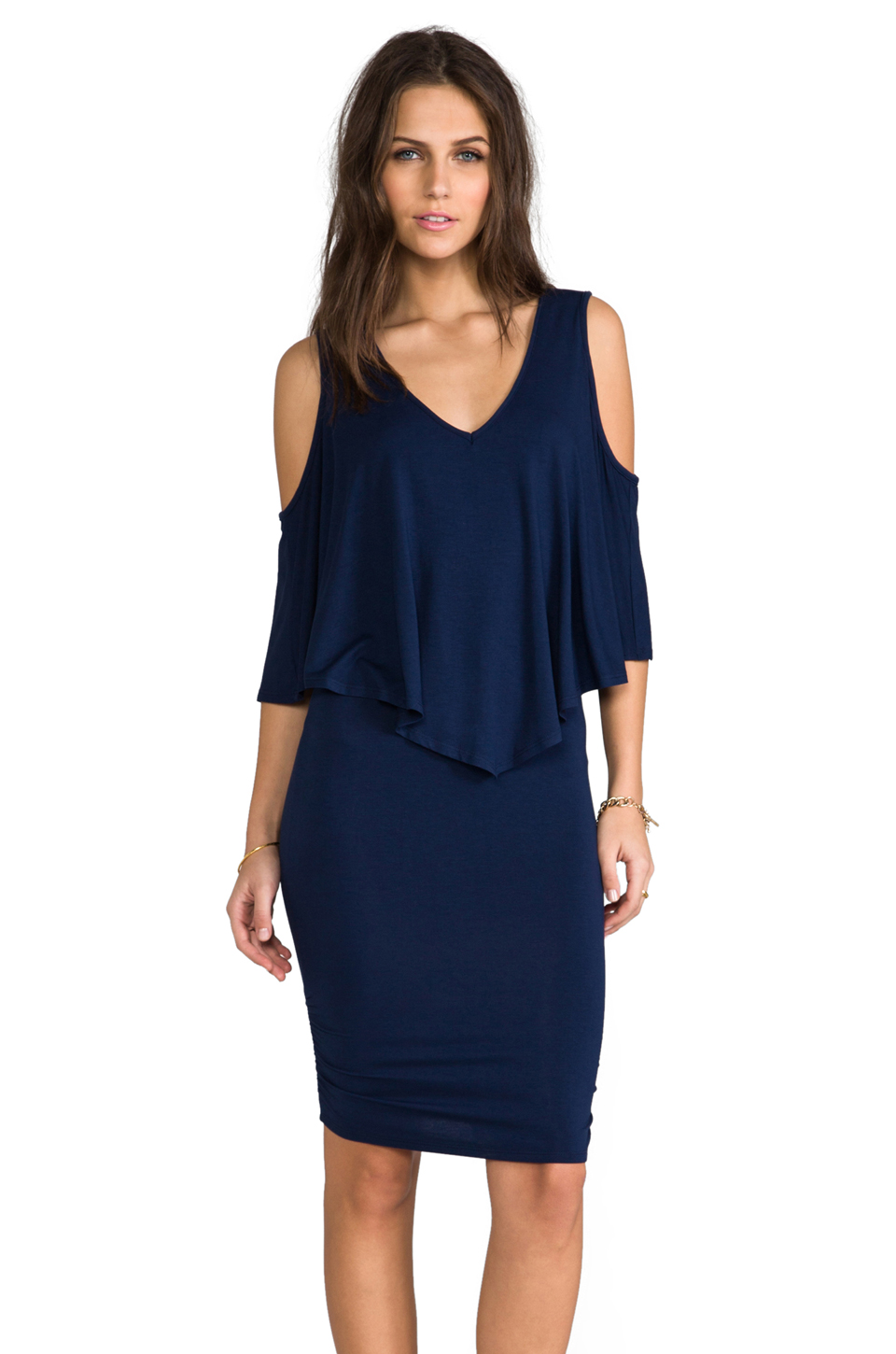 james & joy hazel mini dress – 藏青色 | revolve