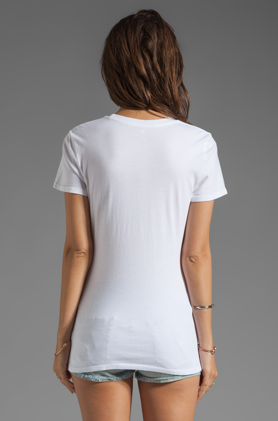 juicy couture choose juicy 绣字t恤 – white