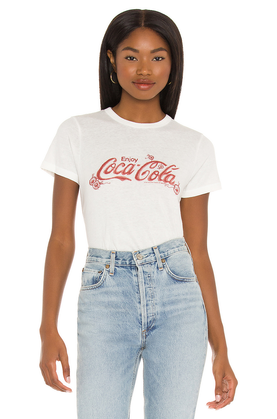 junk food coca cola t恤 – 白色 | revolve