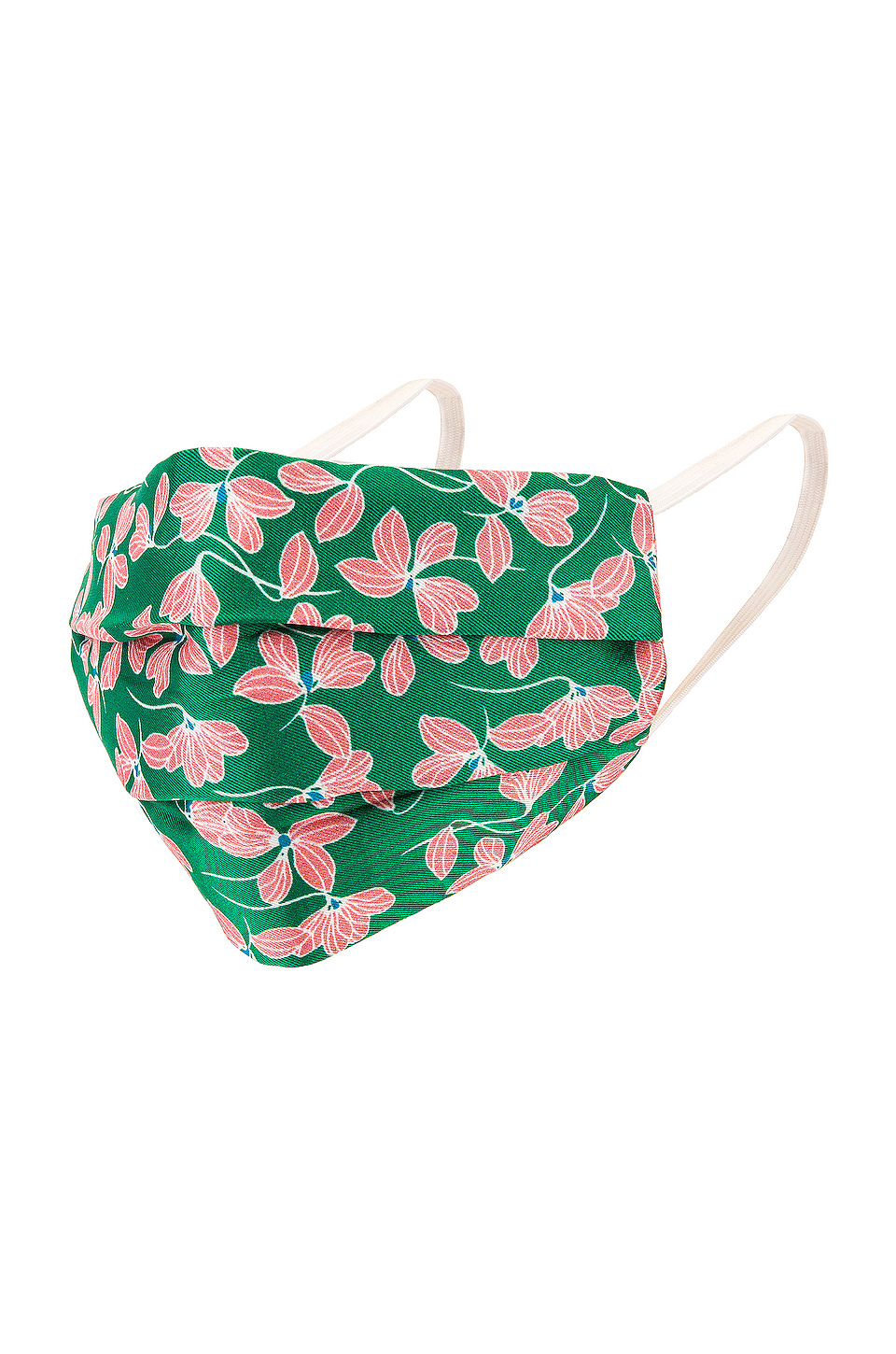 leaf发现更多绿色配饰花纹图案防护面膜粘胶绸缎斜纹罩层双层口罩