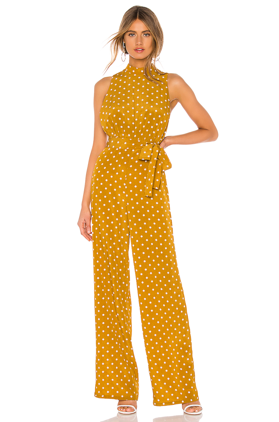 image 1 of fili jumpsuit in yellow dot