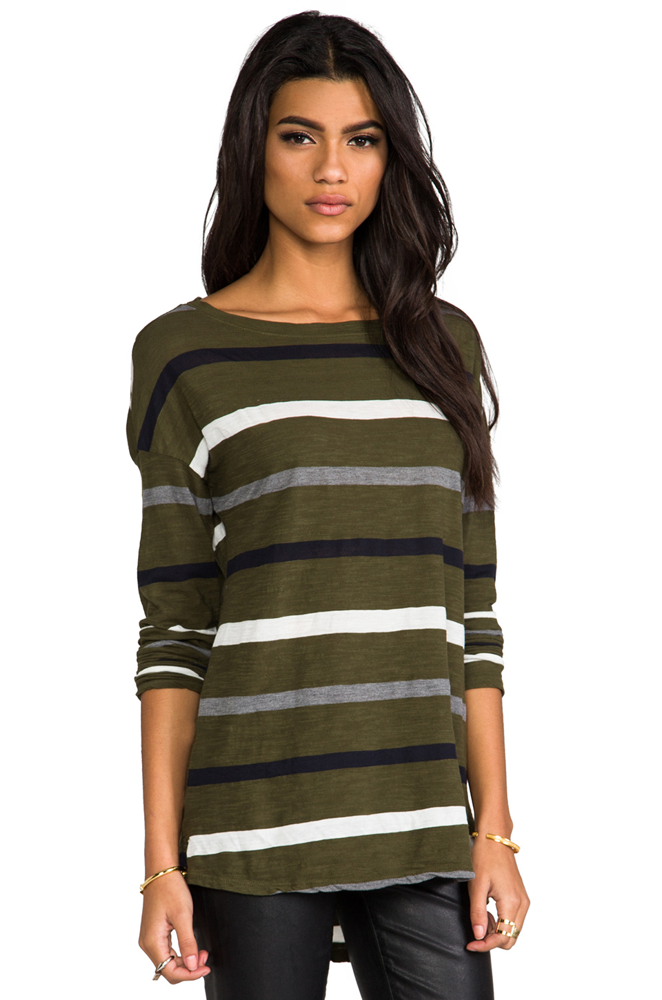 michael stars 溜肩船领t恤 – topiary