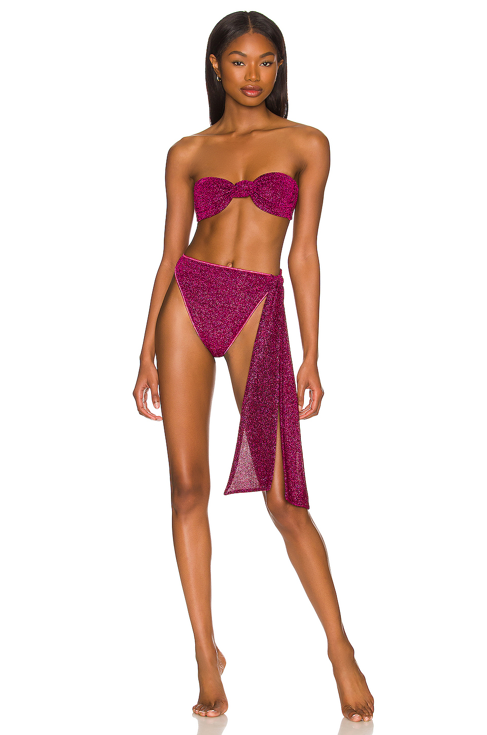 Lumiere Knotted Bikini Set展示图