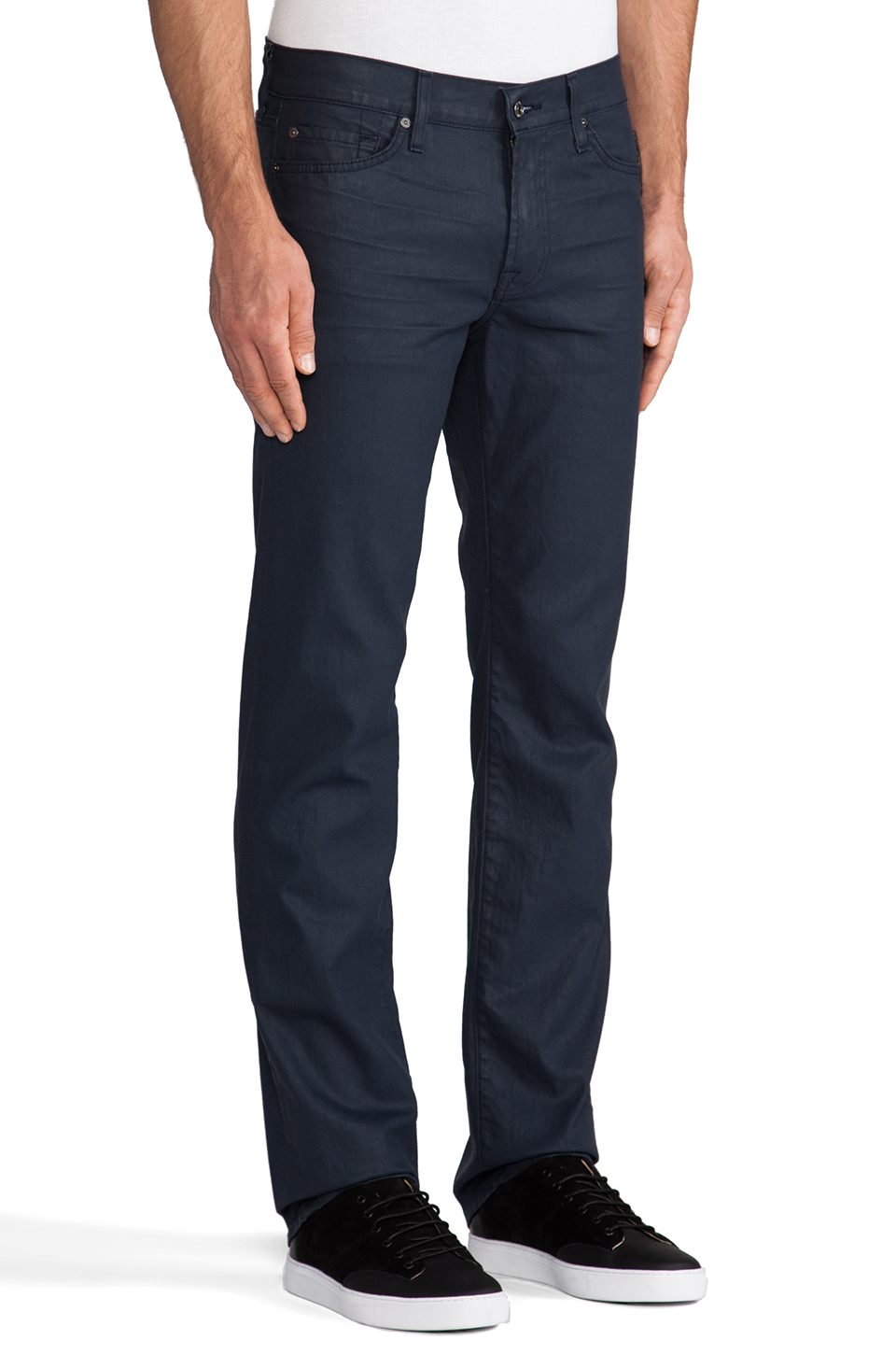 7 for all mankind 显瘦身的 – petrol blue