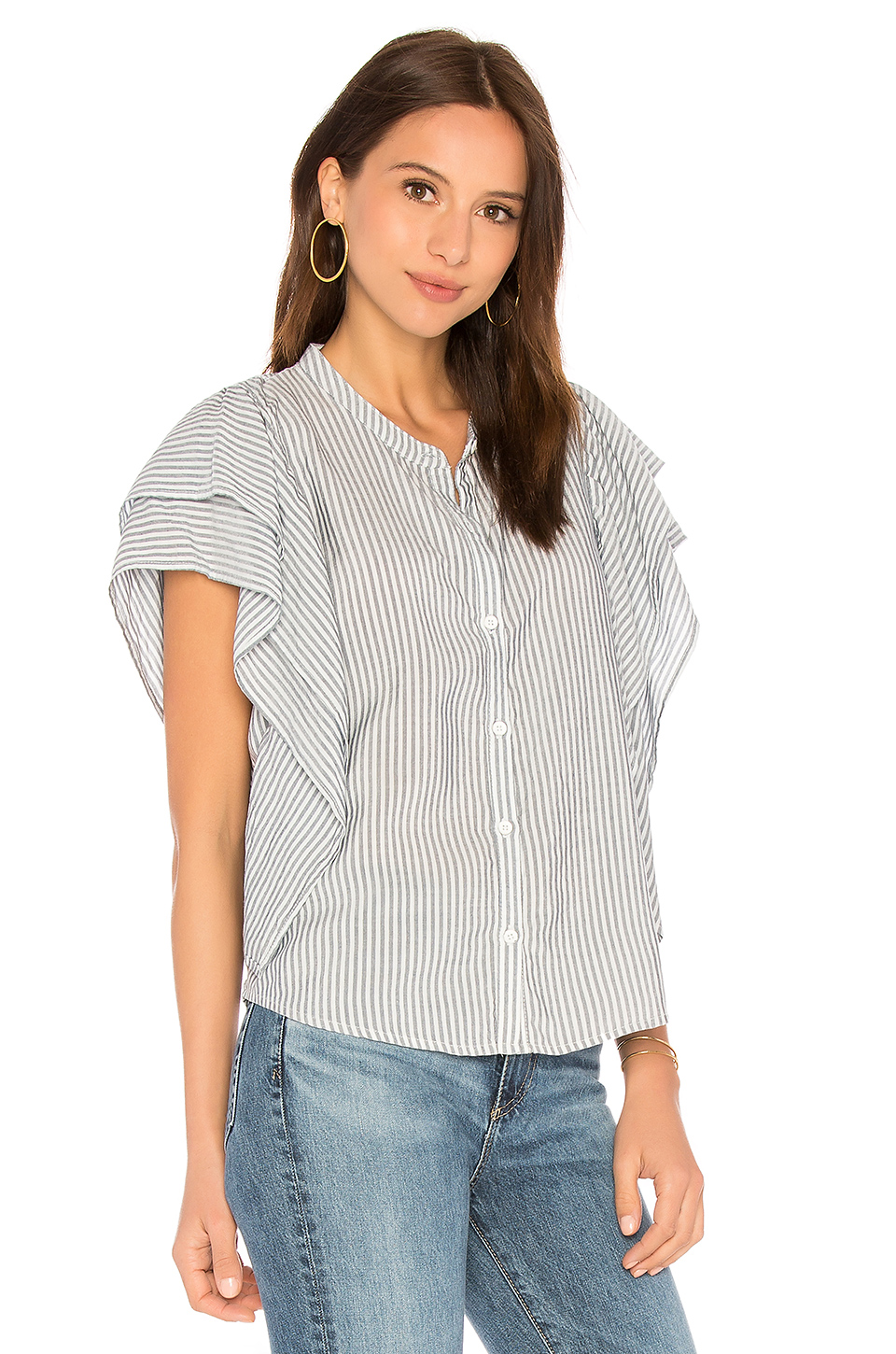 paradise 系扣衬衫