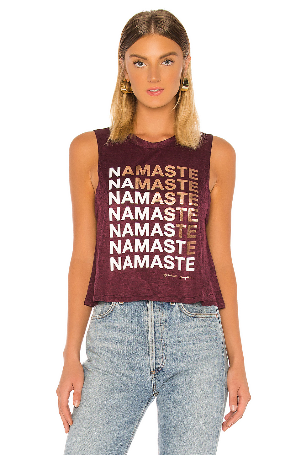 spiritual gangster namaste 背心