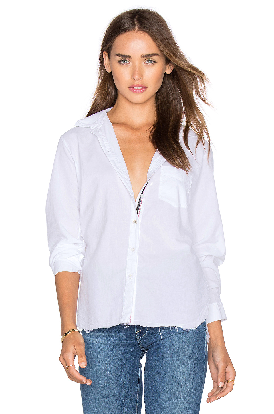 stateside 长袖系扣衬衫