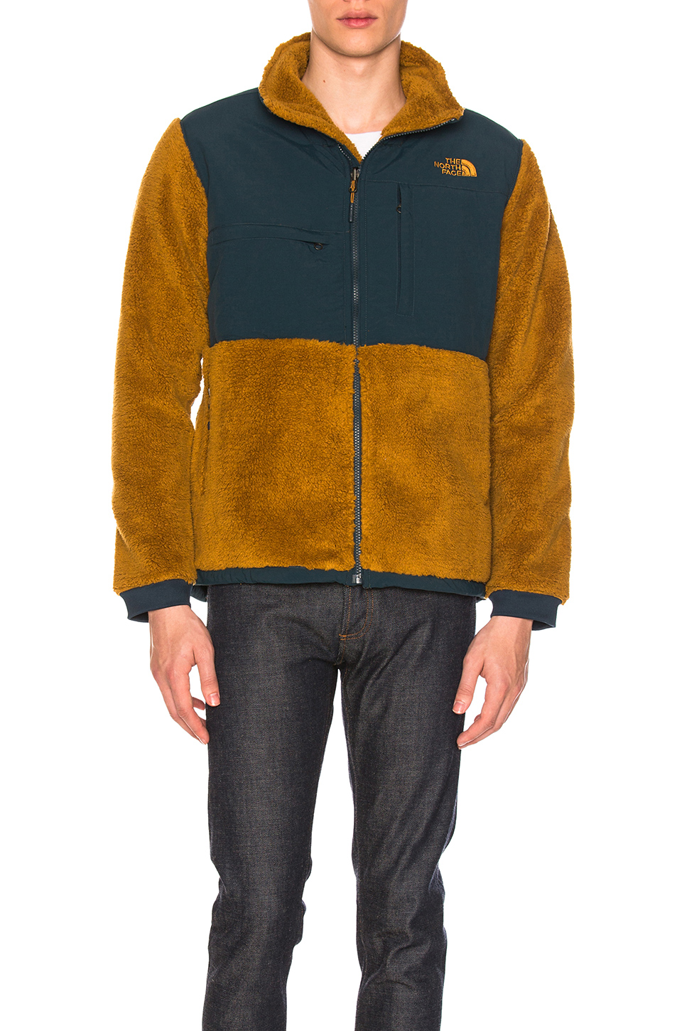 north face novelty denali 夹克 ╟ golden brown sherpa & kodiak