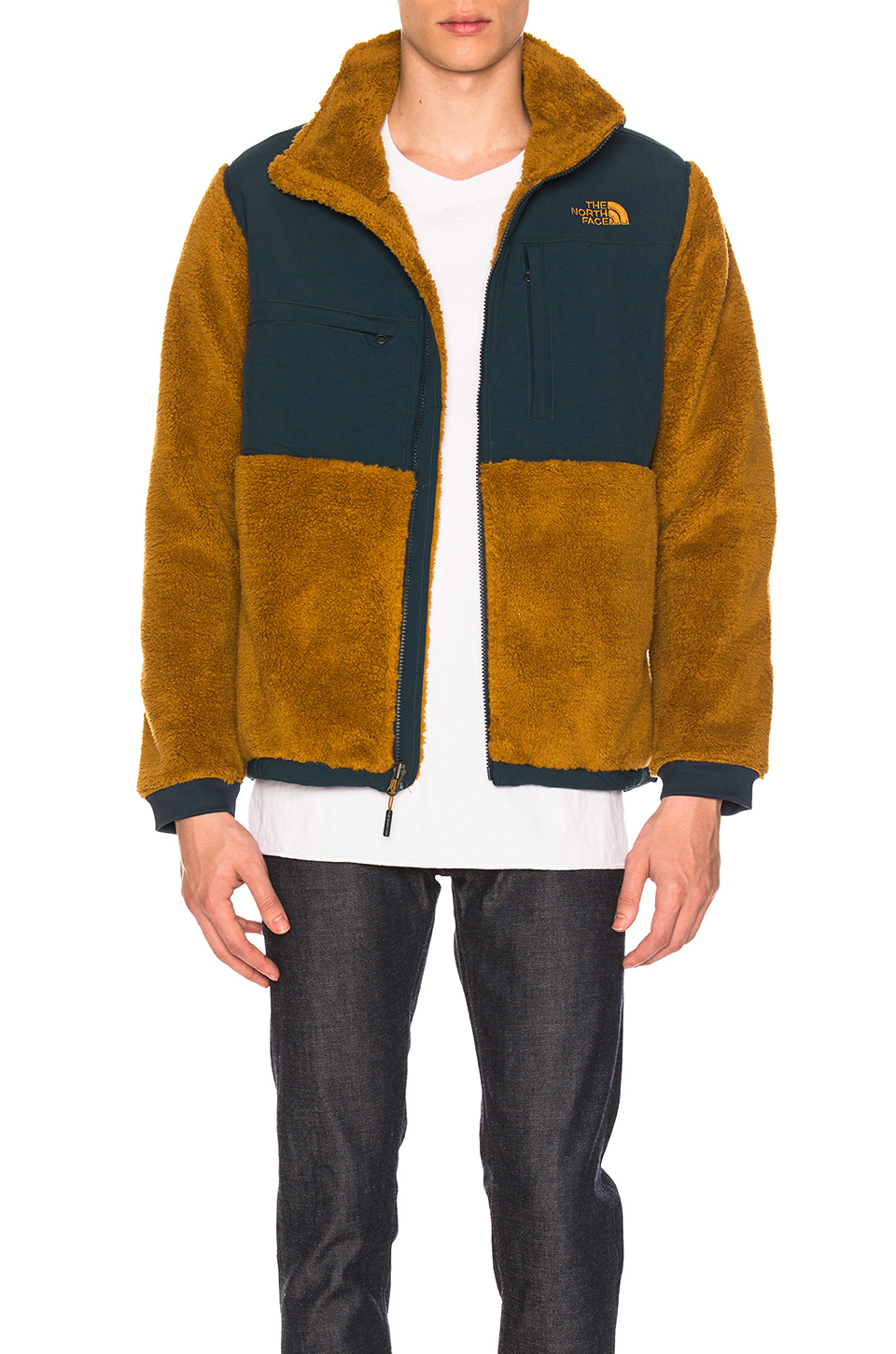 north face novelty denali 夹克 ╟ golden brown sherpa & kodiak