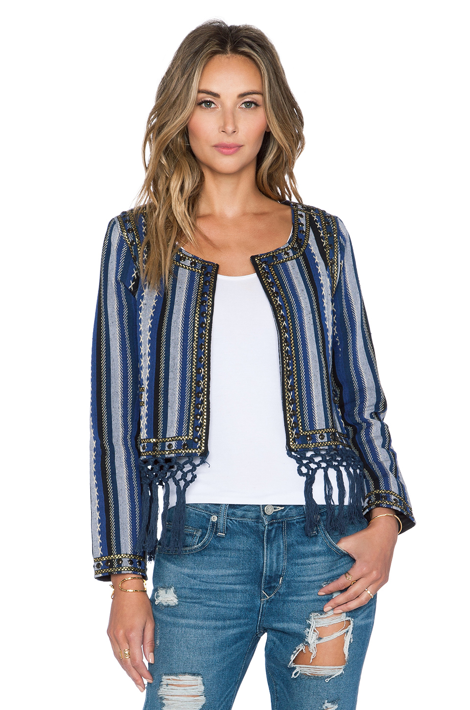 tularosa sante fe 夹克 – navy | revolve